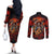 day-of-dead-skull-couples-matching-off-the-shoulder-long-sleeve-dress-and-long-sleeve-button-shirt-sugar-skull-band-skeleton