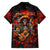 Day of Dead Skull Hawaiian Shirt Sugar Skull Band Skeleton - Wonder Print Shop