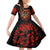 Day of Dead Skull Kid Short Sleeve Dress Sugar Skull Band Skeleton - Wonder Print Shop