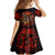 Day of Dead Skull Kid Short Sleeve Dress Sugar Skull Band Skeleton - Wonder Print Shop