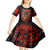 Day of Dead Skull Kid Short Sleeve Dress Sugar Skull Band Skeleton - Wonder Print Shop