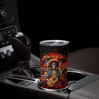 Day of Dead Skull Tumbler Cup Sugar Skull Band Skeleton - Wonder Print Shop