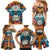 Day of Dead Skull Family Matching Mermaid Dress and Hawaiian Shirt Sugar Skull Butterfly - Wonder Print Shop