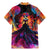Day of Dead Lady Family Matching Mermaid Dress and Hawaiian Shirt Sugar Skull Flame Lady - Wonder Print Shop