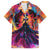Day of Dead Lady Family Matching Tank Maxi Dress and Hawaiian Shirt Sugar Skull Flame Lady - Wonder Print Shop