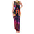 Day of Dead Lady Family Matching Tank Maxi Dress and Hawaiian Shirt Sugar Skull Flame Lady - Wonder Print Shop
