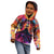 Day of Dead Lady Kid Hoodie Sugar Skull Flame Lady - Wonder Print Shop