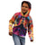 Day of Dead Lady Kid Hoodie Sugar Skull Flame Lady - Wonder Print Shop