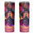 Day of Dead Lady Skinny Tumbler Sugar Skull Flame Lady - Wonder Print Shop