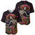 Day of Dead Lady Baseball Jersey Sugar Skull Lady Dancing - Wonder Print Shop