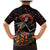 Day of Dead Lady Family Matching Mermaid Dress and Hawaiian Shirt Sugar Skull Lady Dancing - Wonder Print Shop