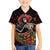 Day of Dead Lady Family Matching Puletasi Dress and Hawaiian Shirt Sugar Skull Lady Dancing - Wonder Print Shop