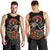 Day of Dead Lady Men Tank Top Sugar Skull Lady Dancing - Wonder Print Shop