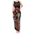 Day of Dead Lady Tank Maxi Dress Sugar Skull Lady Dancing - Wonder Print Shop