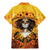 Day of Dead Lady Family Matching Mermaid Dress and Hawaiian Shirt Sugar Skull Lady Sunflower - Wonder Print Shop