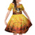 Day of Dead Lady Family Matching Summer Maxi Dress and Hawaiian Shirt Sugar Skull Lady Sunflower - Wonder Print Shop