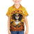 Day of Dead Lady Kid Hawaiian Shirt Sugar Skull Lady Sunflower - Wonder Print Shop