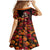 Day of Dead Girl Family Matching Mermaid Dress and Hawaiian Shirt Sugar Skull Girl Rose And Marigold - Wonder Print Shop