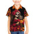 Day of Dead Girl Family Matching Mermaid Dress and Hawaiian Shirt Sugar Skull Girl Rose And Marigold - Wonder Print Shop