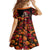 Day of Dead Girl Family Matching Off Shoulder Maxi Dress and Hawaiian Shirt Sugar Skull Girl Rose And Marigold - Wonder Print Shop