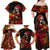 Day of Dead Girl Family Matching Off Shoulder Maxi Dress and Hawaiian Shirt Sugar Skull Girl Rose And Marigold - Wonder Print Shop