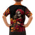 Day of Dead Girl Family Matching Summer Maxi Dress and Hawaiian Shirt Sugar Skull Girl Rose And Marigold - Wonder Print Shop