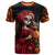 Day of Dead Girl T Shirt Sugar Skull Girl Rose And Marigold - Wonder Print Shop