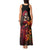 Day of Dead Girl Tank Maxi Dress Sugar Skull Girl Rose And Marigold - Wonder Print Shop