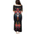 Day of Dead Skull Family Matching Puletasi Dress and Hawaiian Shirt Sugar Skull Festival Lady - Wonder Print Shop