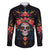 Day of Dead Skull Family Matching Short Sleeve Bodycon Dress and Hawaiian Shirt Sugar Skull Festival Lady - Wonder Print Shop
