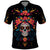 Day of Dead Skull Polo Shirt Sugar Skull Festival Lady - Wonder Print Shop