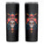 Day of Dead Skull Skinny Tumbler Sugar Skull Festival Lady - Wonder Print Shop