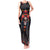 Day of Dead Skull Tank Maxi Dress Sugar Skull Festival Lady - Wonder Print Shop