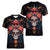 Day of Dead Skull Women V Neck T Shirt Sugar Skull Festival Lady - Wonder Print Shop