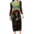 Day of Dead Lady Family Matching Long Sleeve Bodycon Dress and Hawaiian Shirt Sugar Skull Rose Lady - Wonder Print Shop