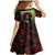 Day of Dead Lady Family Matching Mermaid Dress and Hawaiian Shirt Sugar Skull Rose Lady - Wonder Print Shop