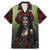 Day of Dead Lady Family Matching Mermaid Dress and Hawaiian Shirt Sugar Skull Rose Lady - Wonder Print Shop