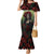 Day of Dead Lady Family Matching Mermaid Dress and Hawaiian Shirt Sugar Skull Rose Lady - Wonder Print Shop