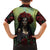 Day of Dead Lady Family Matching Summer Maxi Dress and Hawaiian Shirt Sugar Skull Rose Lady - Wonder Print Shop