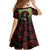 Day of Dead Lady Family Matching Summer Maxi Dress and Hawaiian Shirt Sugar Skull Rose Lady - Wonder Print Shop