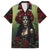 Day of Dead Lady Family Matching Summer Maxi Dress and Hawaiian Shirt Sugar Skull Rose Lady - Wonder Print Shop