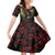 Day of Dead Lady Kid Short Sleeve Dress Sugar Skull Rose Lady - Wonder Print Shop