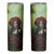 Day of Dead Lady Skinny Tumbler Sugar Skull Rose Lady - Wonder Print Shop