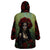 Day of Dead Lady Wearable Blanket Hoodie Sugar Skull Rose Lady - Wonder Print Shop