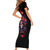 Day of Dead Skull Family Matching Short Sleeve Bodycon Dress and Hawaiian Shirt Sugar Skull Festival Lady - Wonder Print Shop