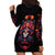 Day of Dead Skull Hoodie Dress Sugar Skull Festival Lady - Wonder Print Shop