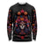 Day of Dead Skull Long Sleeve Shirt Sugar Skull Festival Lady - Wonder Print Shop