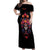 Day of Dead Skull Off Shoulder Maxi Dress Sugar Skull Festival Lady - Wonder Print Shop
