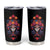 Day of Dead Skull Tumbler Cup Sugar Skull Festival Lady - Wonder Print Shop