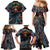Day of Dead Lady Family Matching Mermaid Dress and Hawaiian Shirt Sugar Skull Lady Dancing - Wonder Print Shop